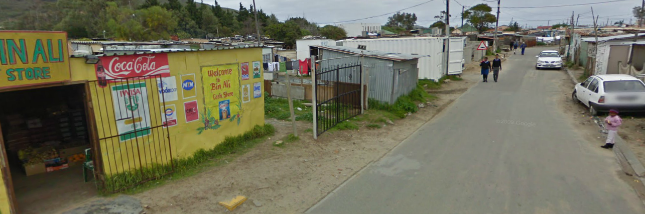 Google Street view fra Selinas gade - eller i hvert fald der omkring